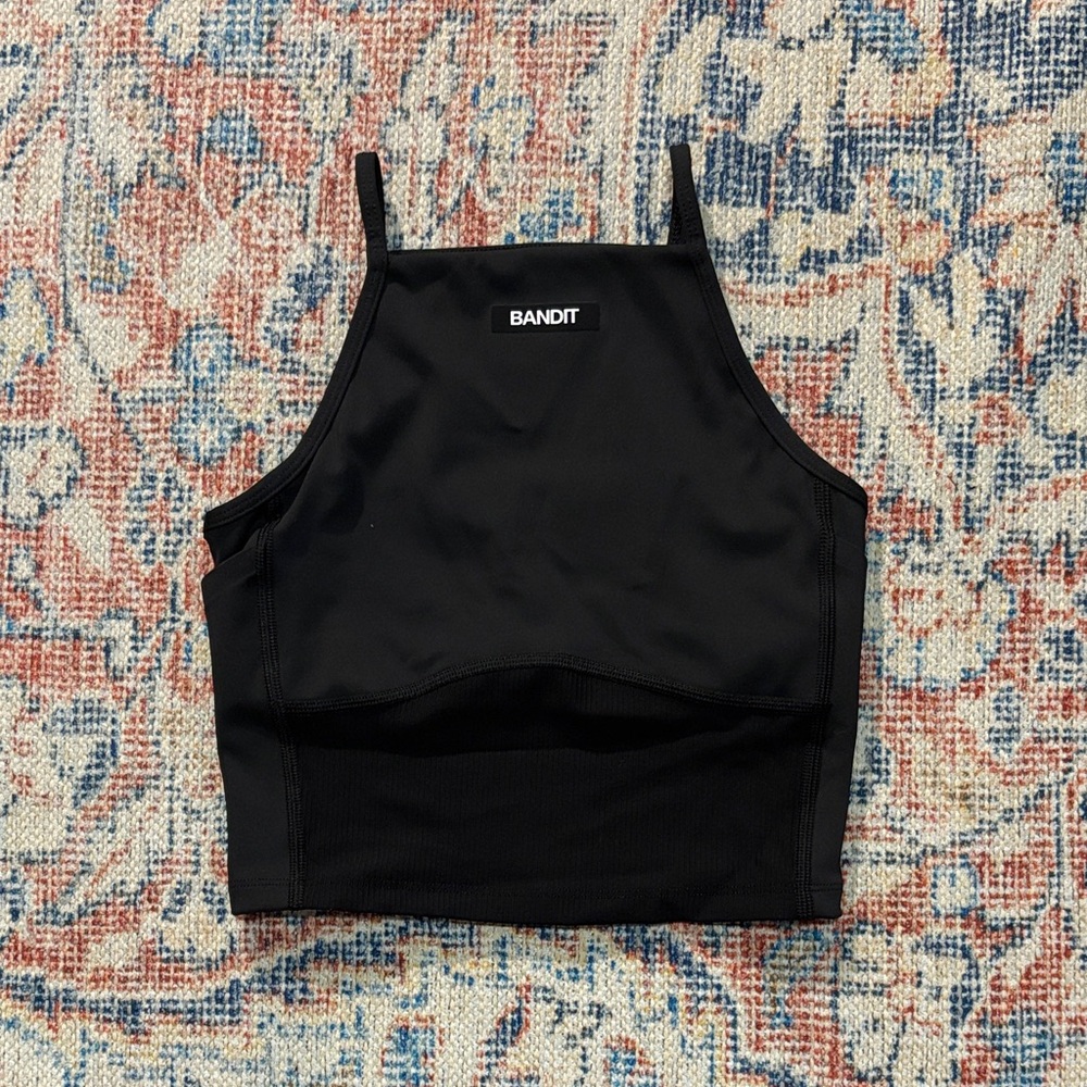 Bandit Running Stamina 7 Pocket Nova Crop in Black SZ XS EUC - Picture 4 of 6